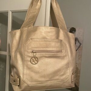 XX Cherie Large Gold Tote Bag